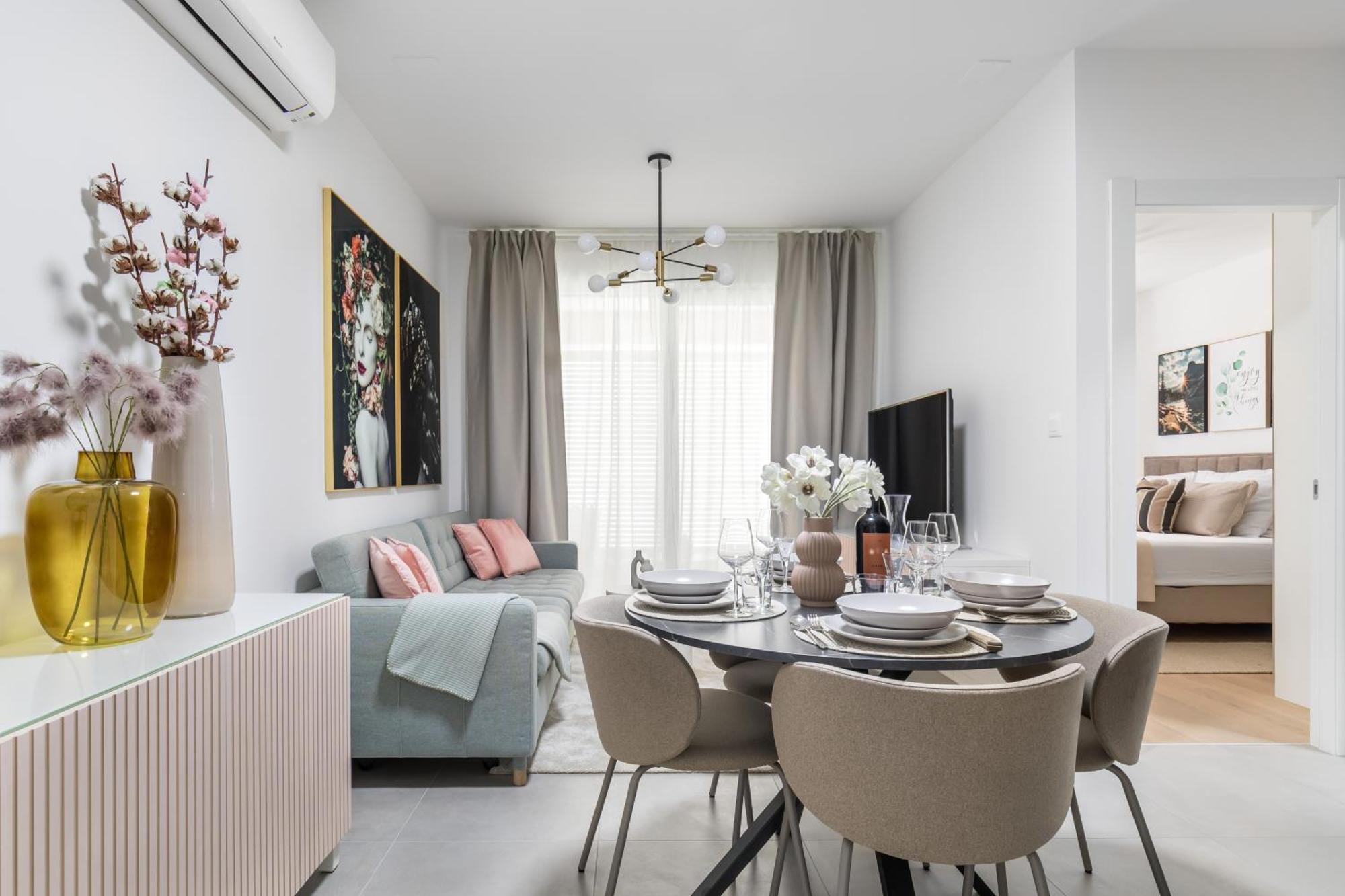 Boutique Soft Tones With Balcony And Secured Garage